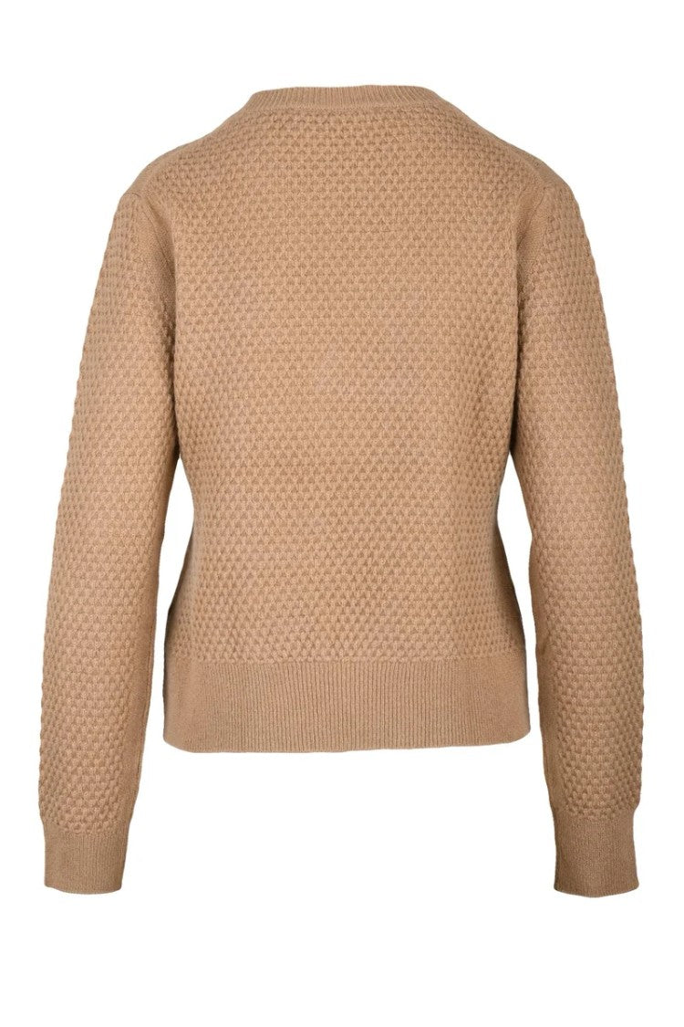 Max Mara Ellade Short Cashmere Sweater - Beige