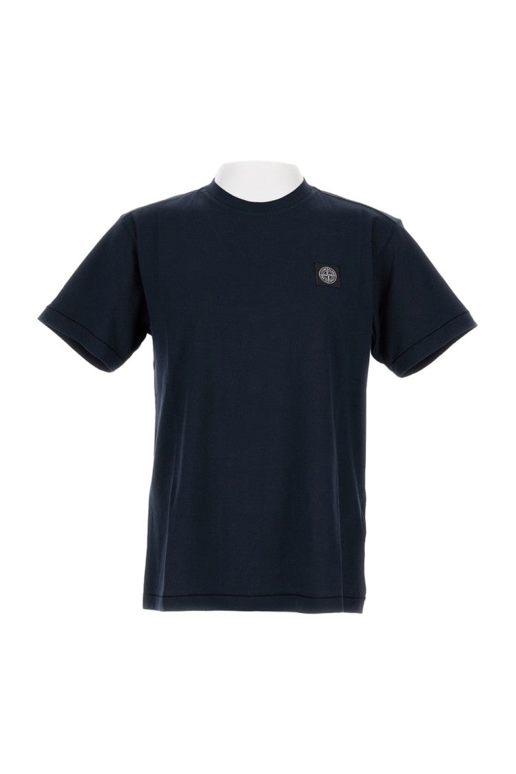 Stone Island Crew Neck Cotton T-Shirt