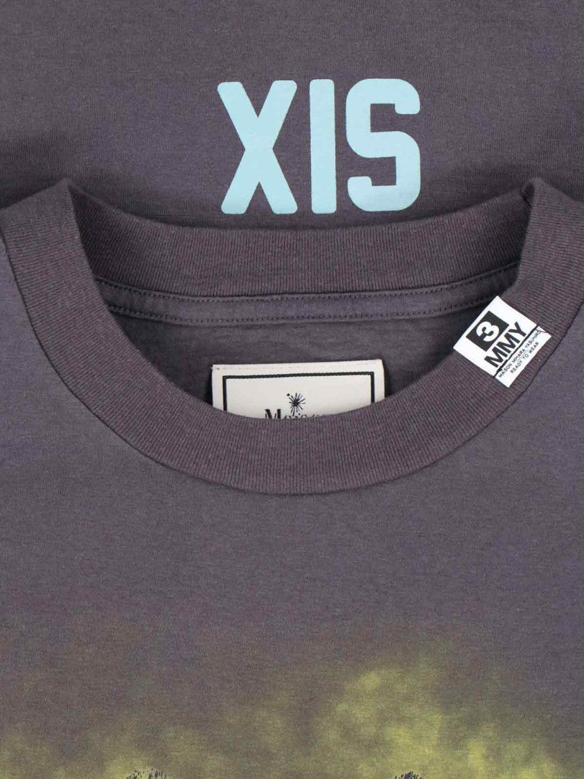 Maison Mihara Yasuhiro Playful Smiley Face Graphic T-Shirt By Maison Mihara Yasuhiro