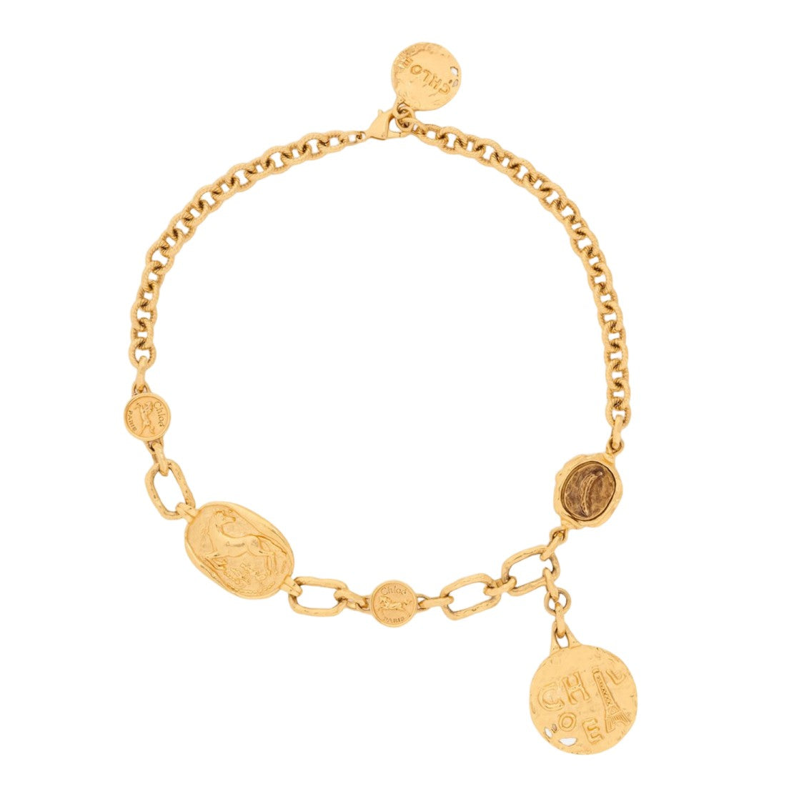 Chloé Medals Choker With Design And Secure Closure