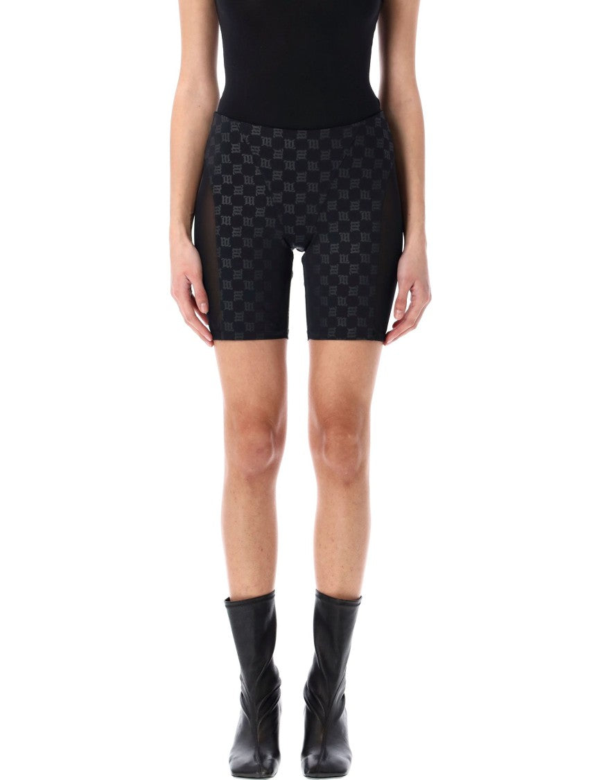 Misbhv High-Waisted Monogram Cycling Shorts
