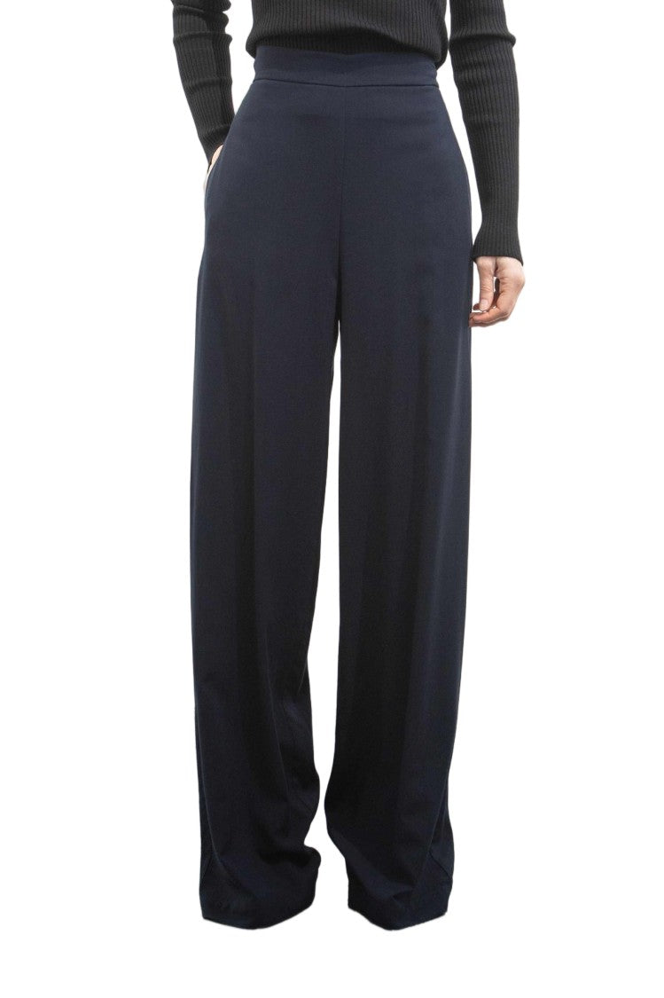 Pier Antonio Gaspari Wide-Leg High-Waisted Flowing Wide-Leg Pants