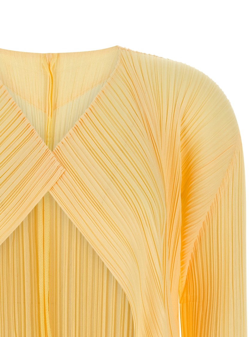 Pleats Please Issey Miyake Mellow Pleats' Cardigan
