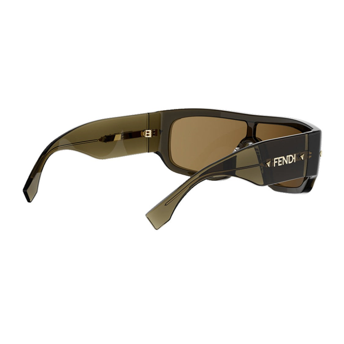 Fendi Translucent Green Screen Acetate Sunglasses