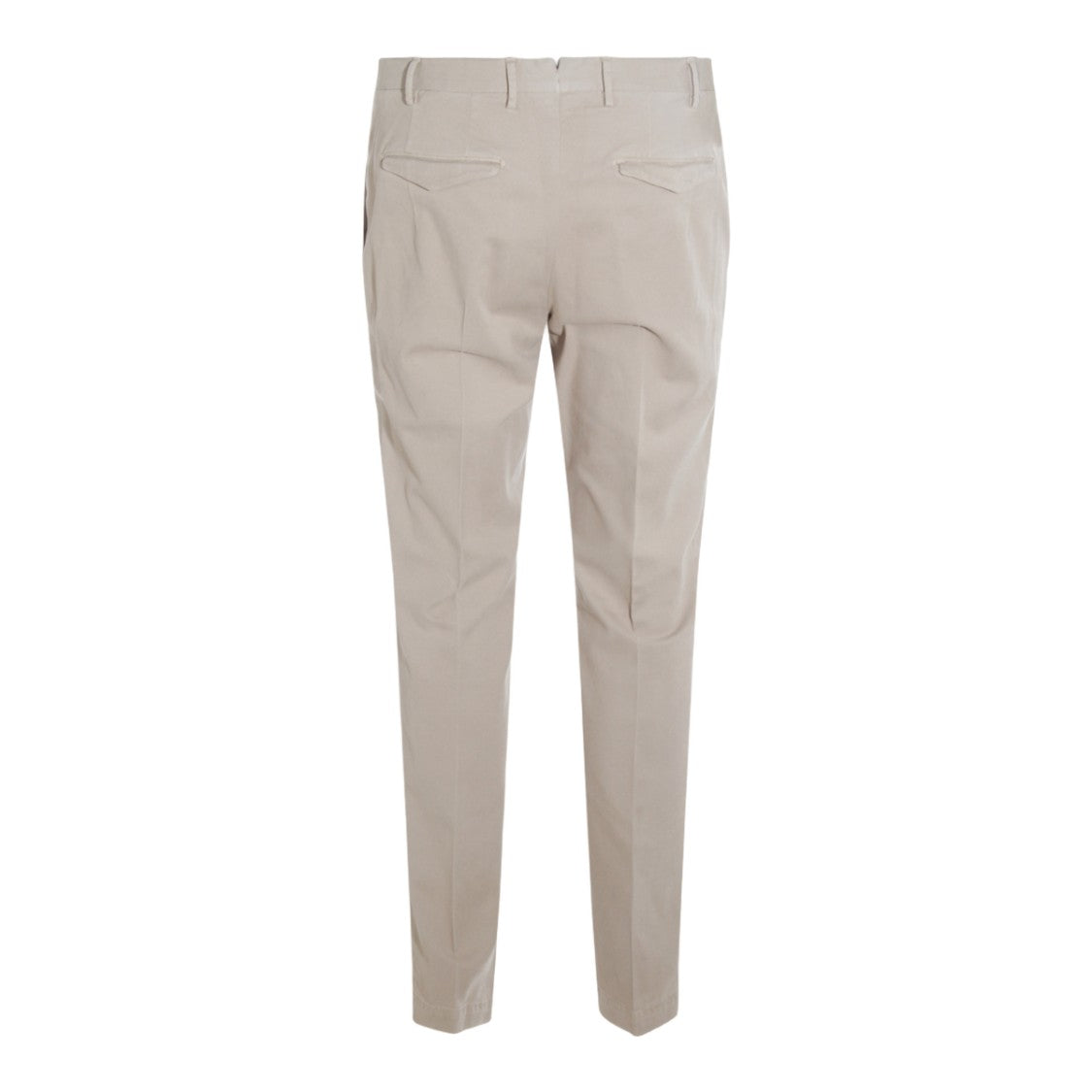 Pt Torino Slim Tailored Trousers With Clean Front