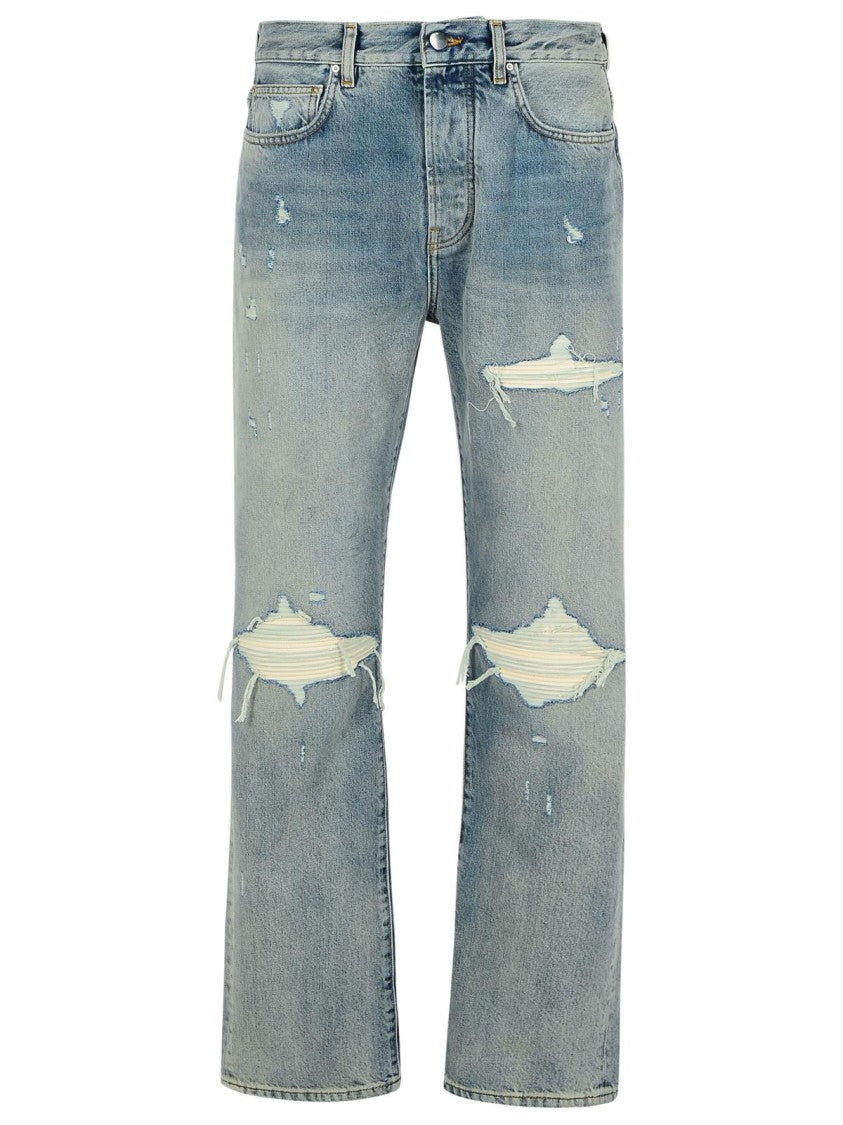 Amiri Mx1' Light Blue Cotton Jeans