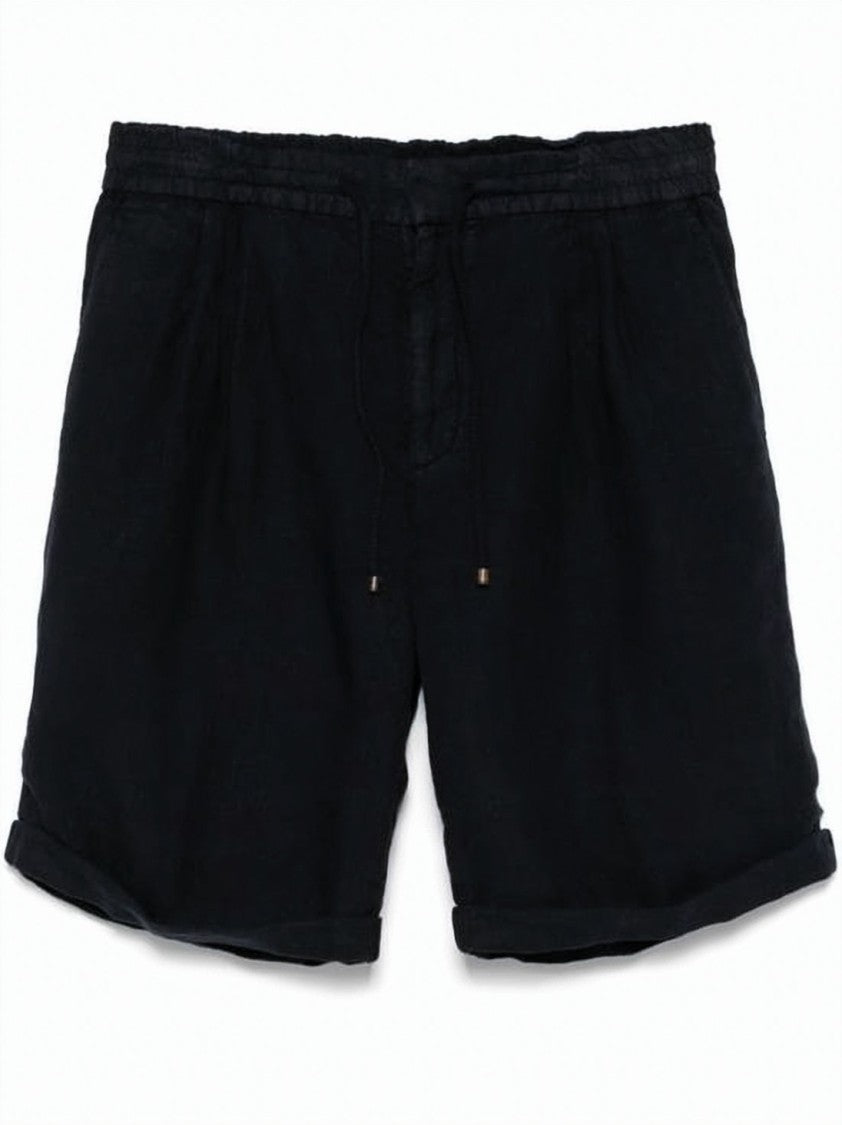 Brunello Cucinelli Relaxed Fit Linen Shorts