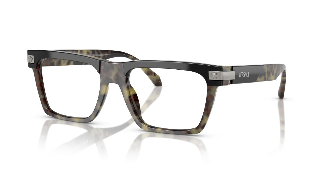 Versace 0Ve3354 Oversized Square Tortoiseshell Sunglasses