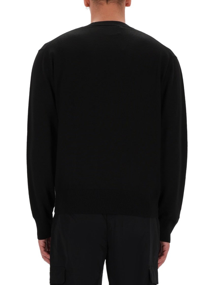 Versace Jeans Couture V-Emblem Long-Sleeve Jersey Sweatshirt