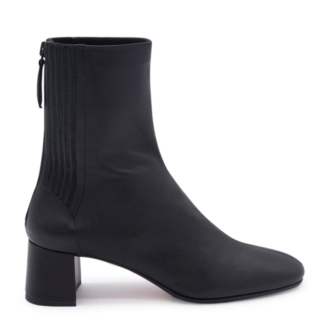Aquazzura Black Leather Saint Honore Boots