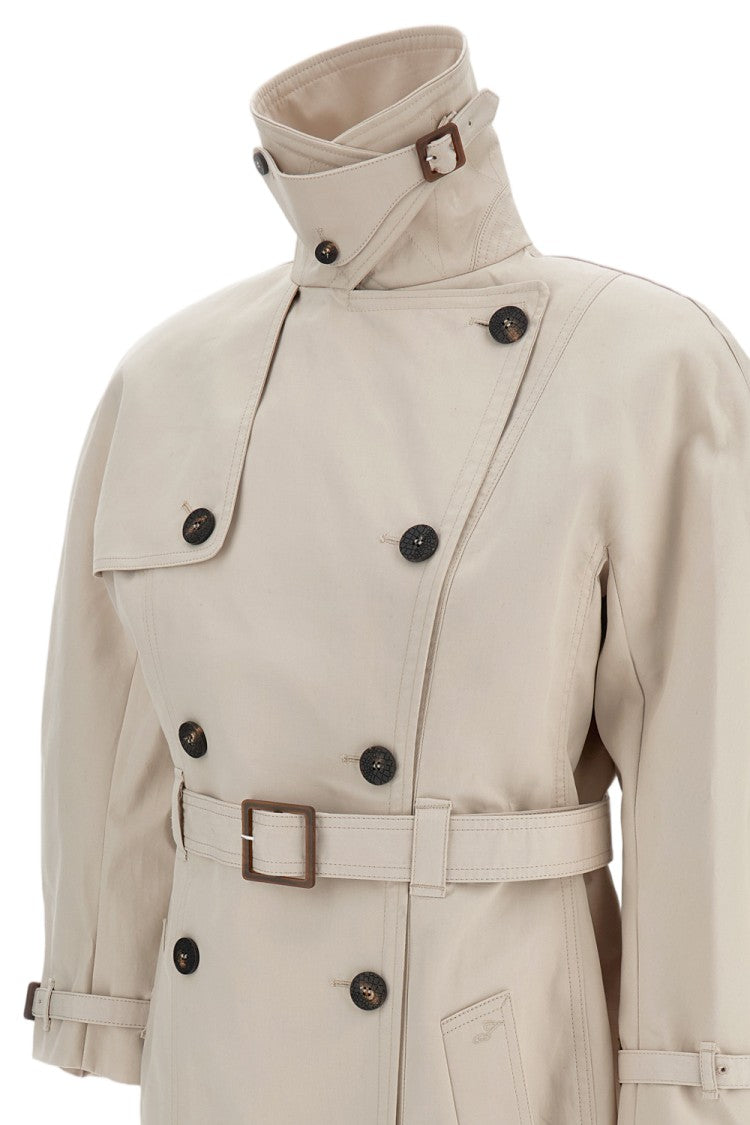 Jacquemus Double-Breasted Water-Repellent Gabardine Trench Coat