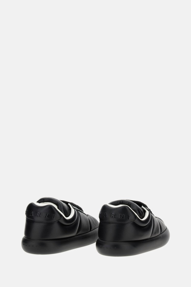 Marni Puffy Low-Top Lace-Up Sneakers