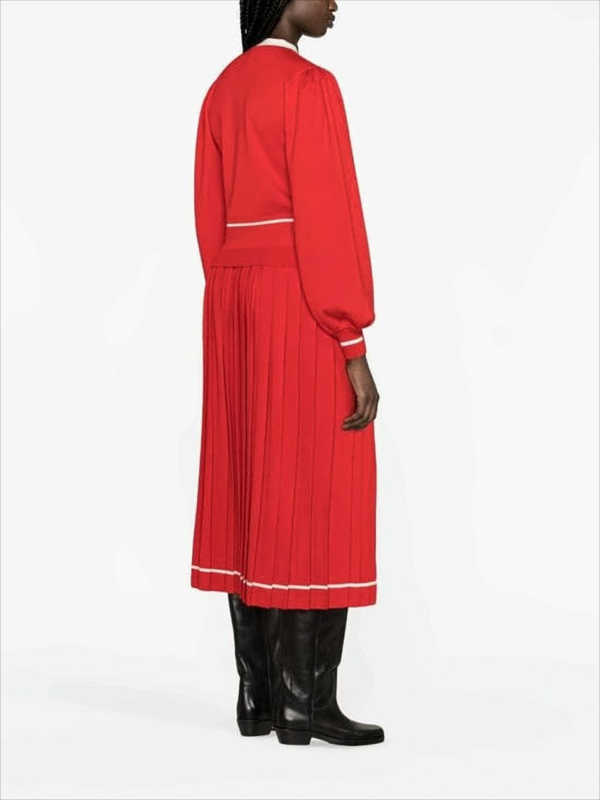 Gucci Red Wool Blouse