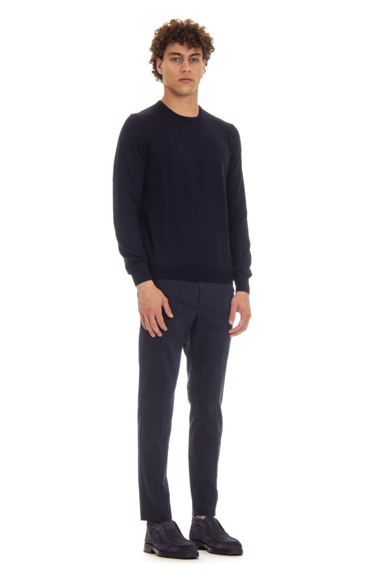 Barba Extrafin Virgin Wool Crewneck Sweater