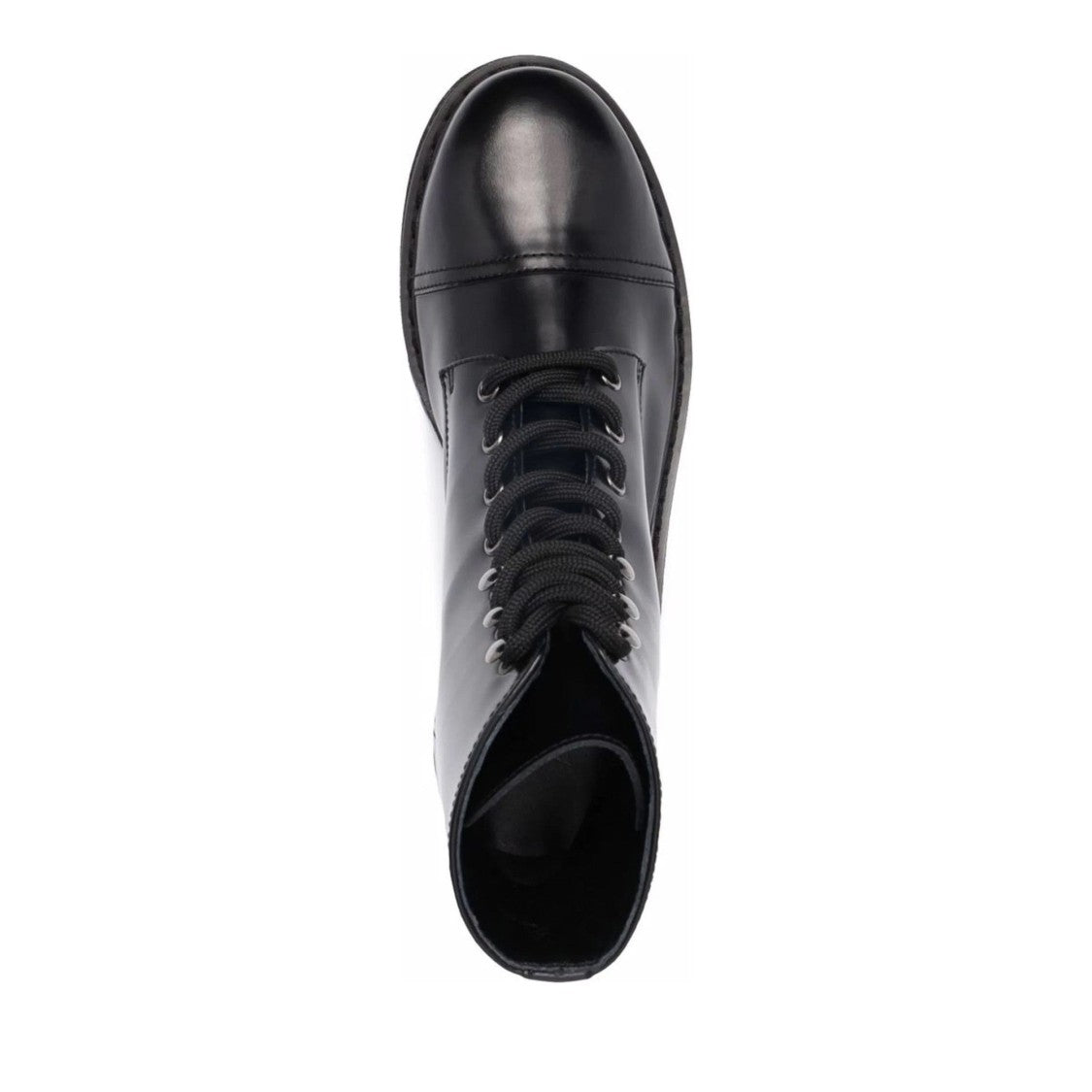 Agl Black Simonetta Leather Lace-Up Boots