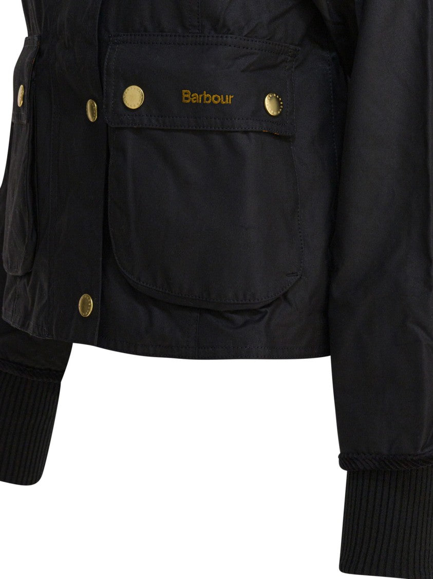Barbour Cropped Beadnell Wax Jacket