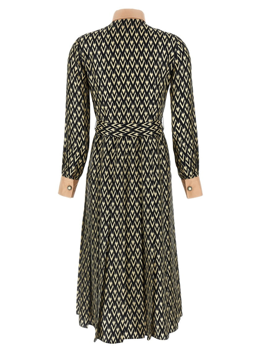 Valentino Garavani 'Toute La V' Midi Dress