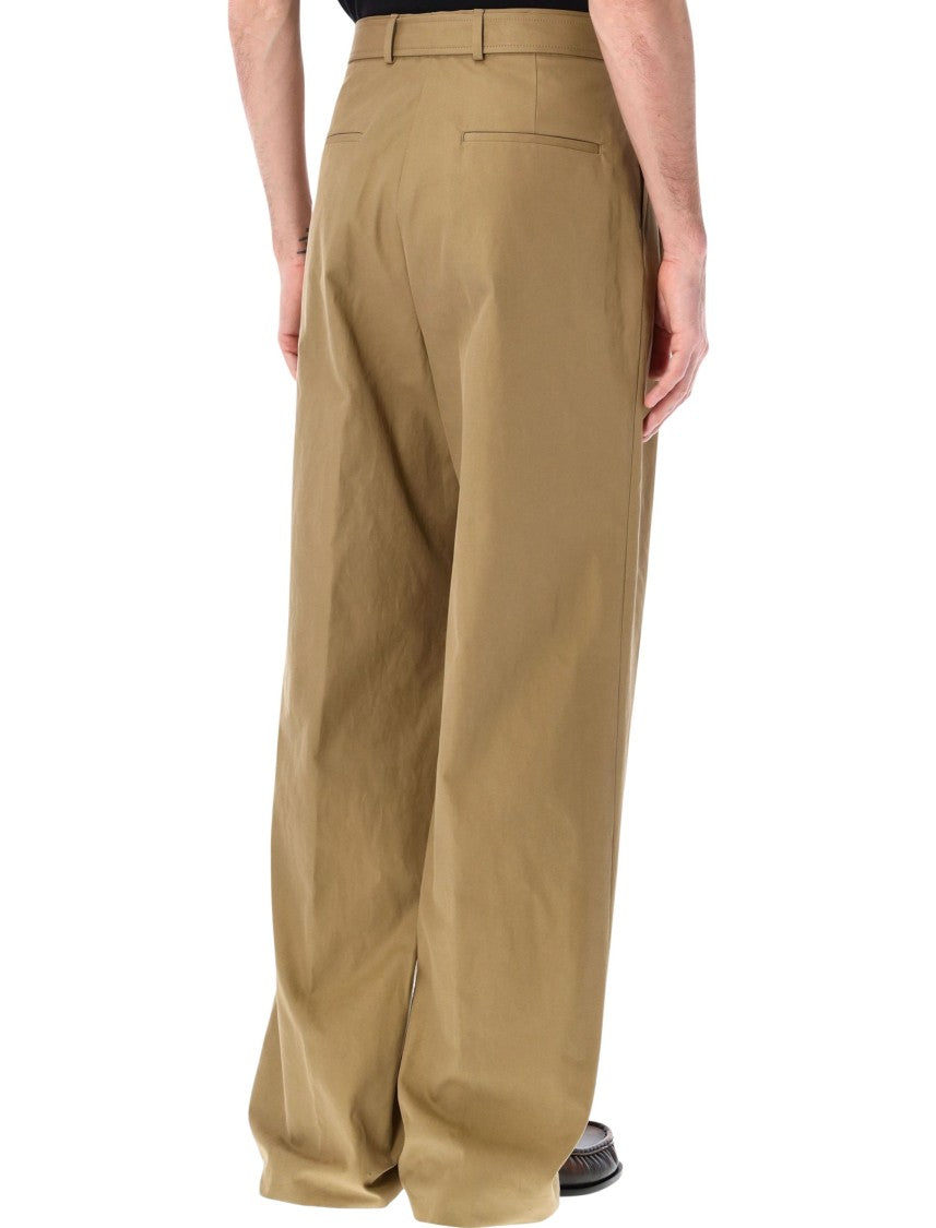 Dries Van Noten Wide Leg Pants With Belt