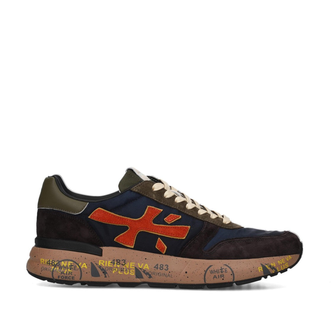 Premiata Mick Sneakers In Brown Suede