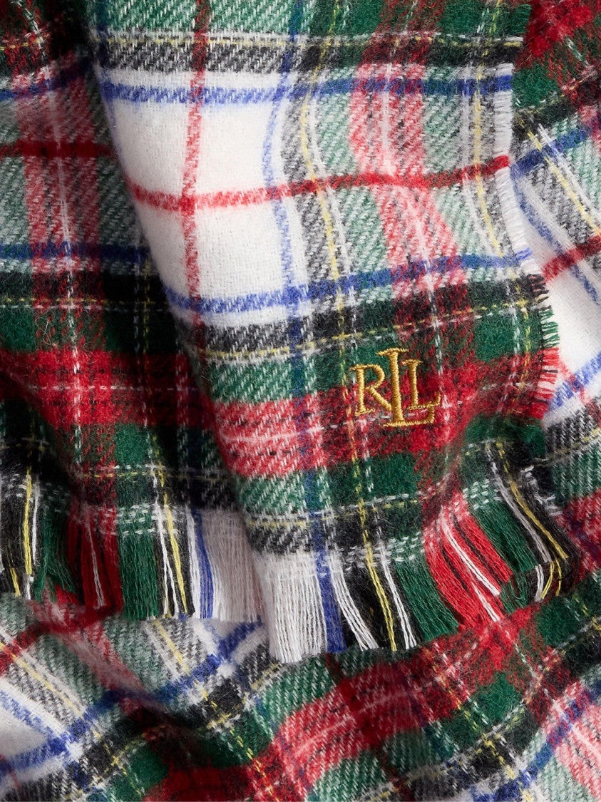 Polo Ralph Lauren Logo Knit Beanie And Scarf Set
