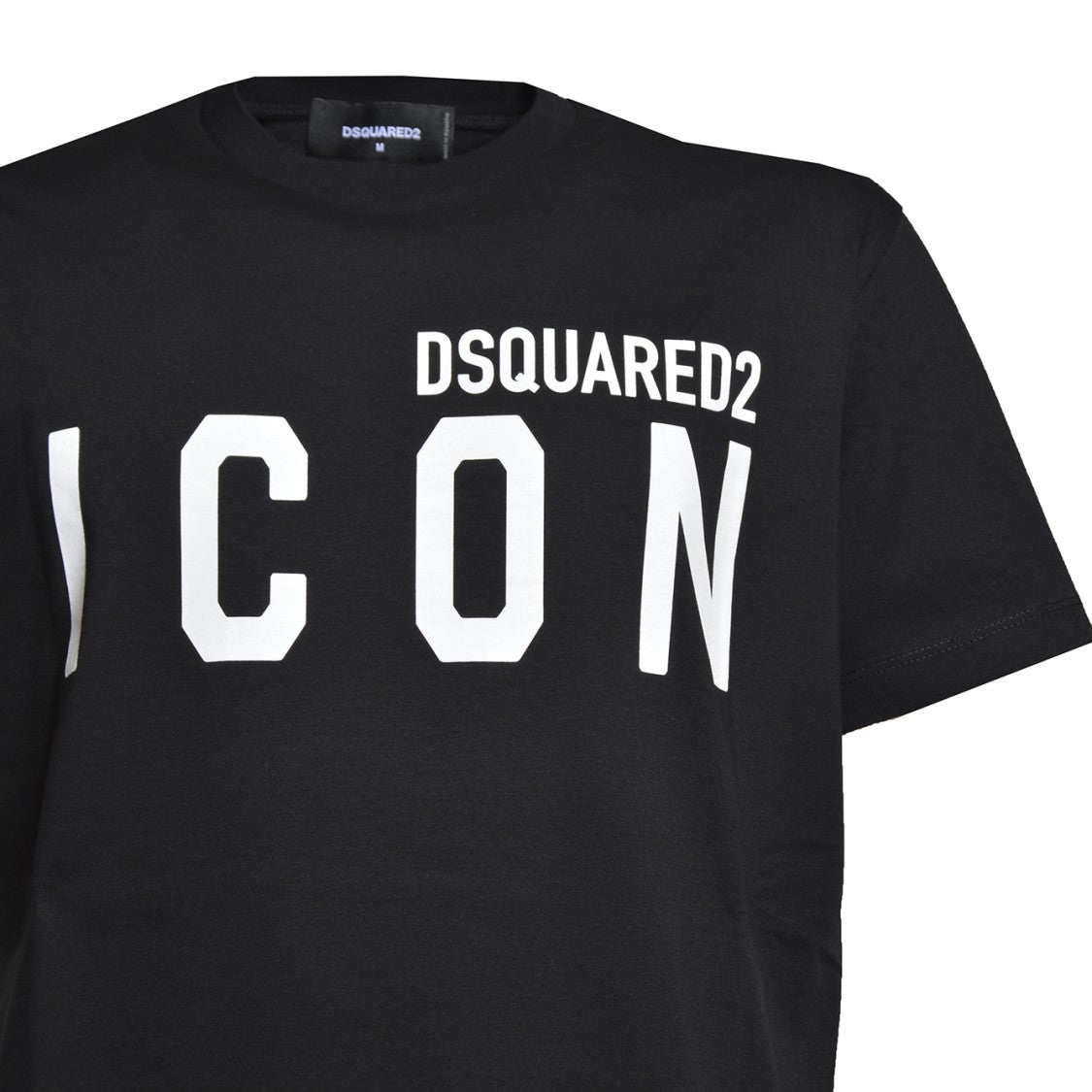 Dsquared2 Black T-Shirt With Icon Logo