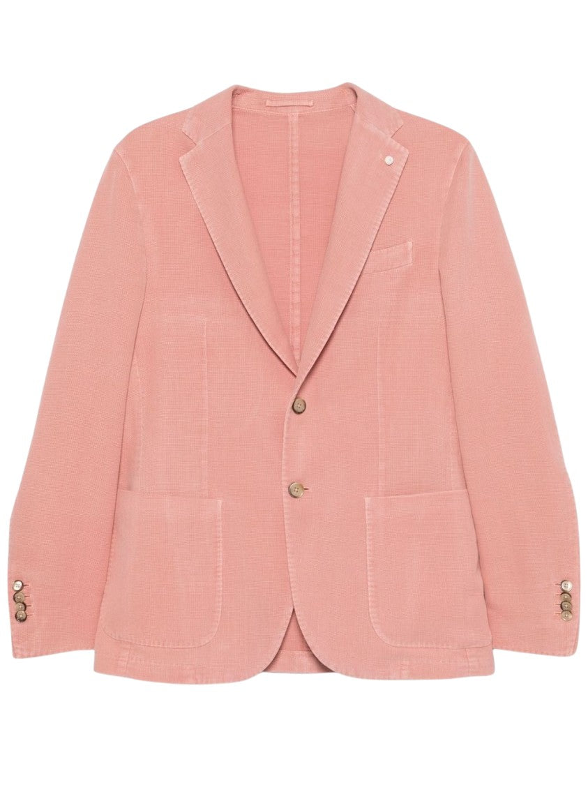 Luigi Bianchi Salmon Pink Cotton Jacket