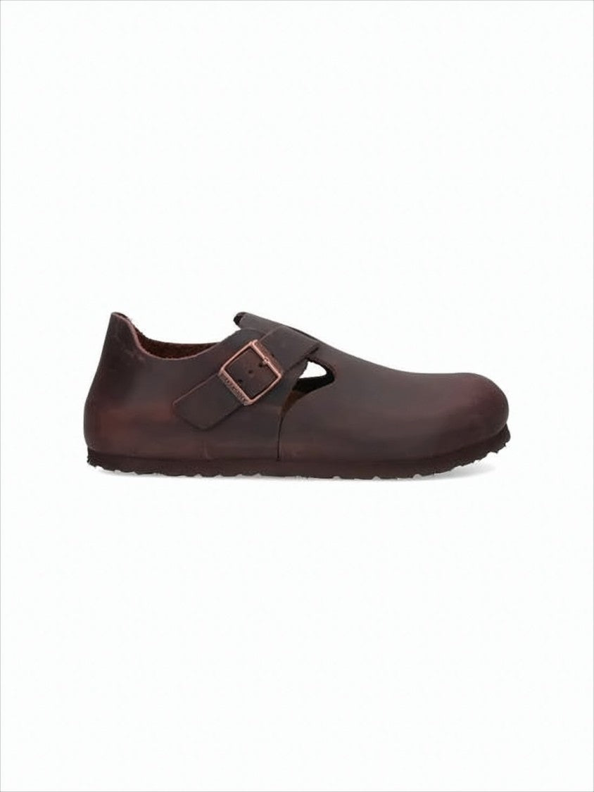 Birkenstock Brown Leather Sandals With Suede Lining