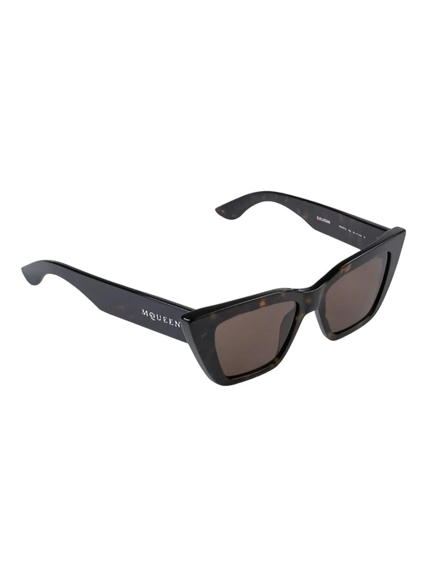 Alexander Mcqueen Bold Cat-Eye Sunglasses With Thick Acetate Frame