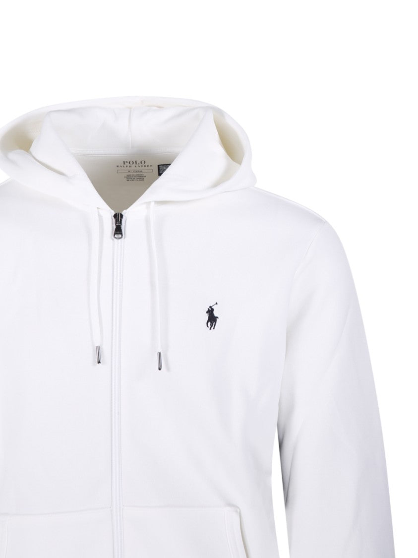 Polo Ralph Lauren Zip-Up Hoodie Sweatshirt With Minimalist Logo