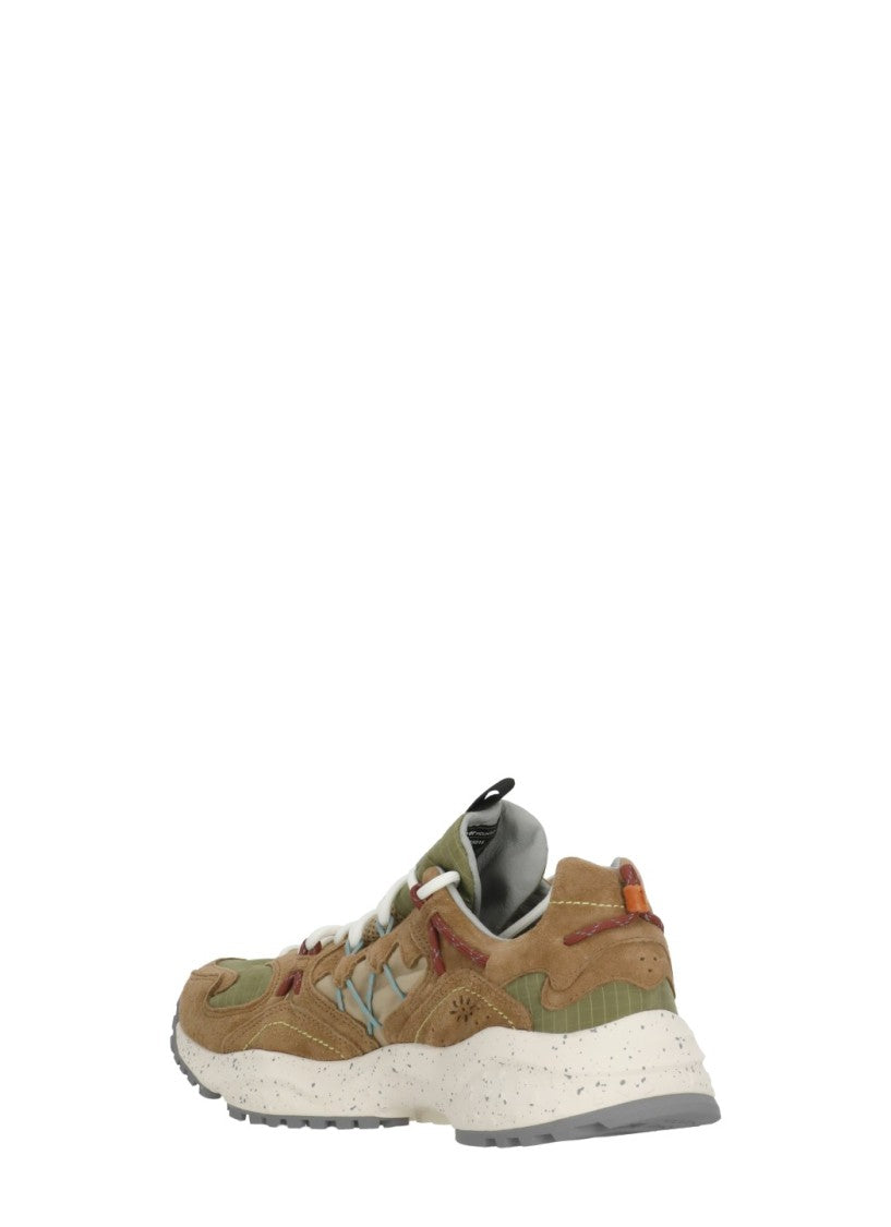 Flower Mountain Beige Yamabushi Suede Inserts Sneakers