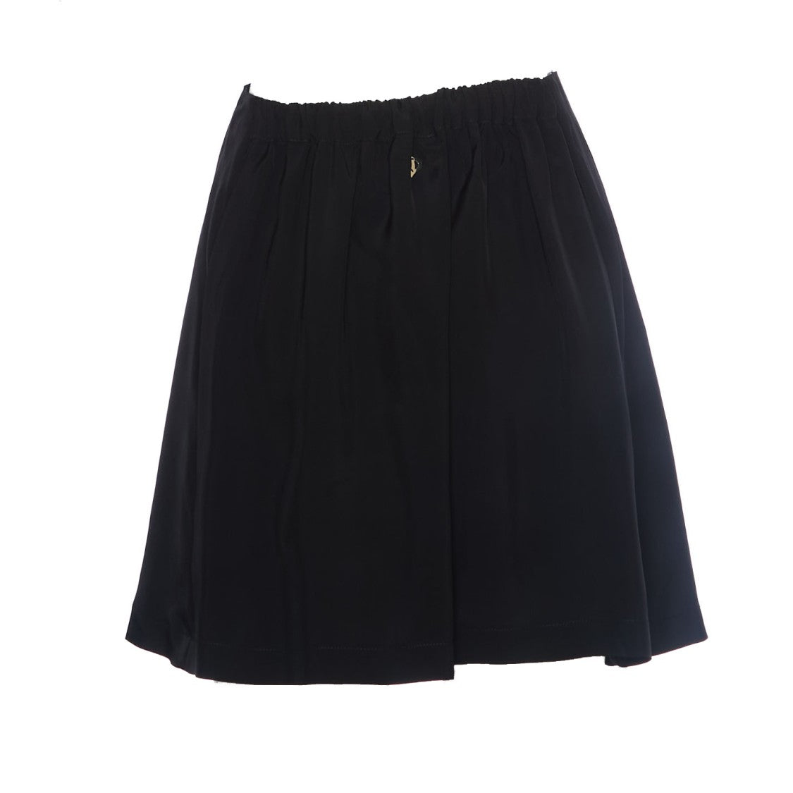 Dondup Sleeveless Black Top With Elastic Back And Regular Fit