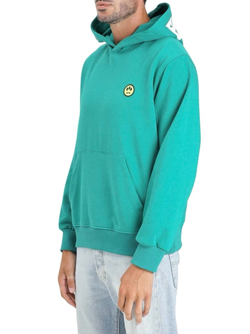 Barrow Green Cotton Kangaroo Hoodie