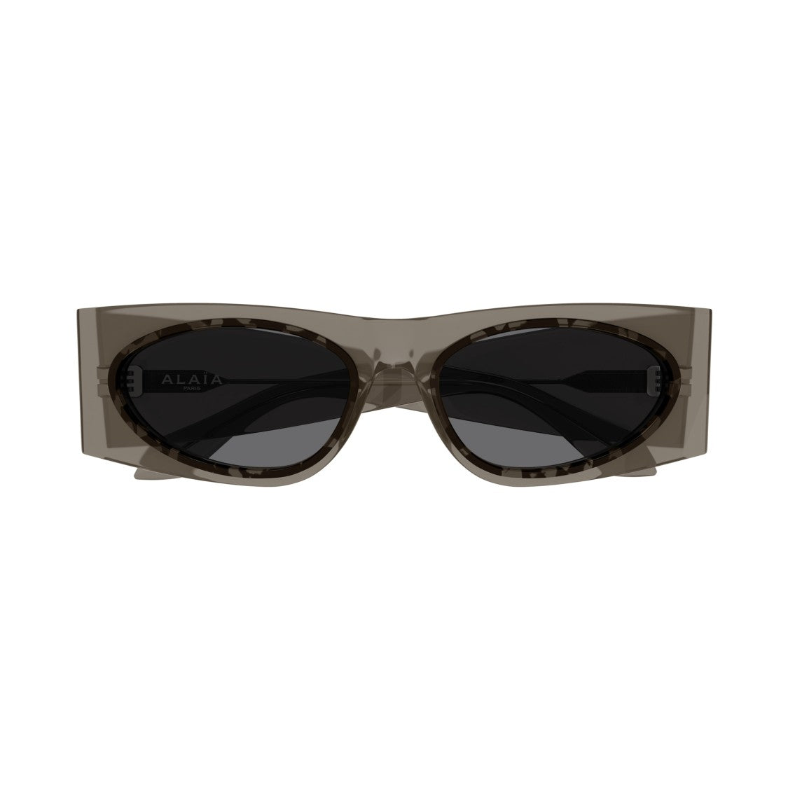 Azzedine Alaïa Aa0085s Oversized Rectangular Sunglasses With Tortoiseshell Pattern