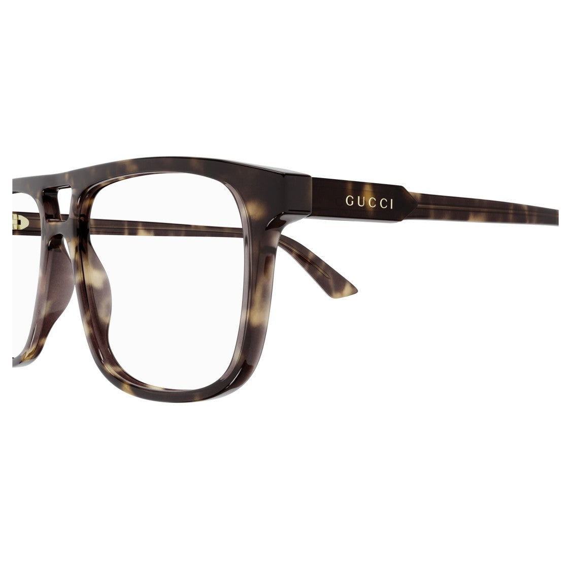 Gucci Gg1035o Oversized Tortoiseshell Square Frame Eyeglasses