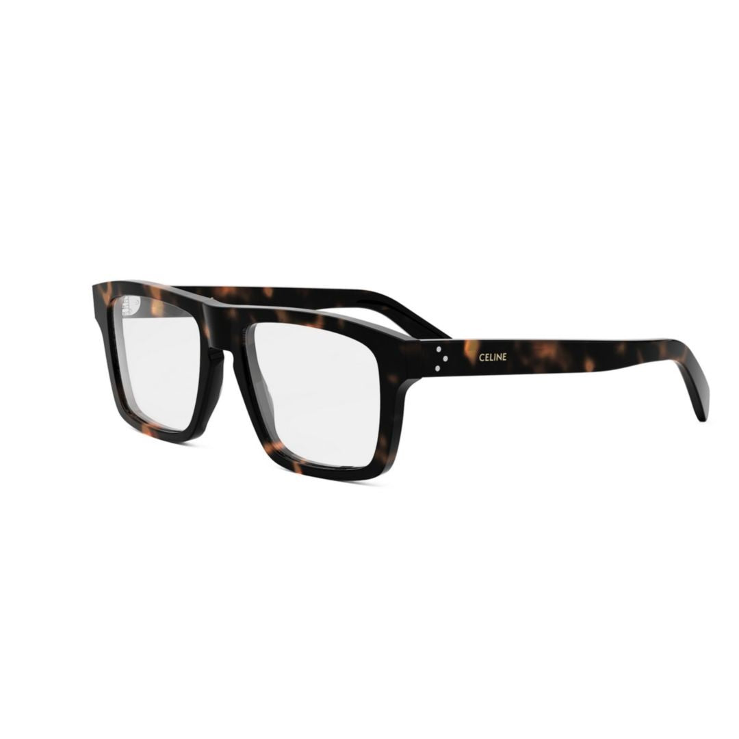 Celine Cl50160i Rectangular Tortoiseshell Eyeglasses