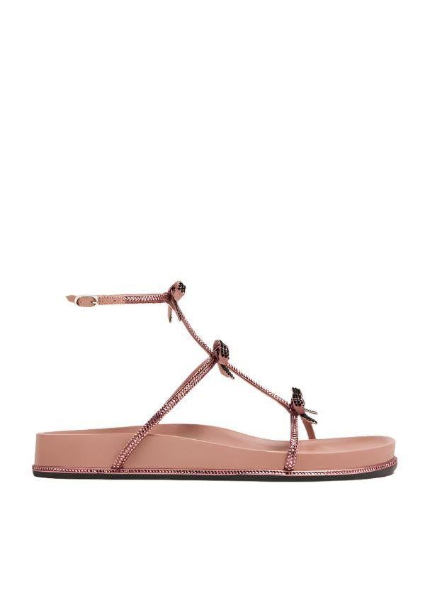 René Caovilla Petra Sandals With Bow