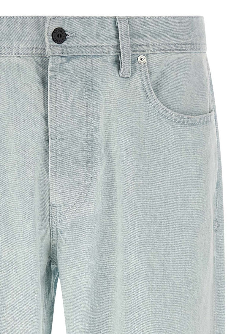 Stone Island Bleached Indigo Denim Jeans