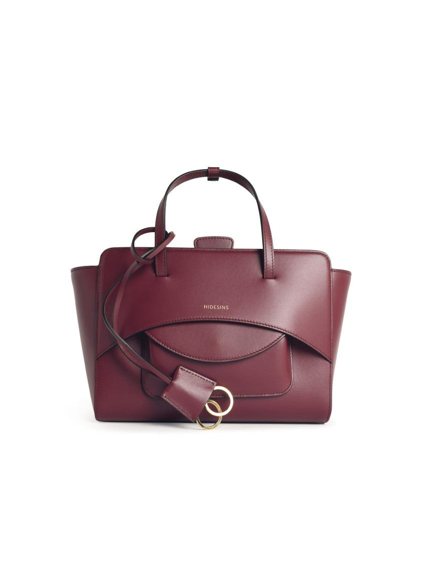Hidesins 'Flap' Wine Leather Bag