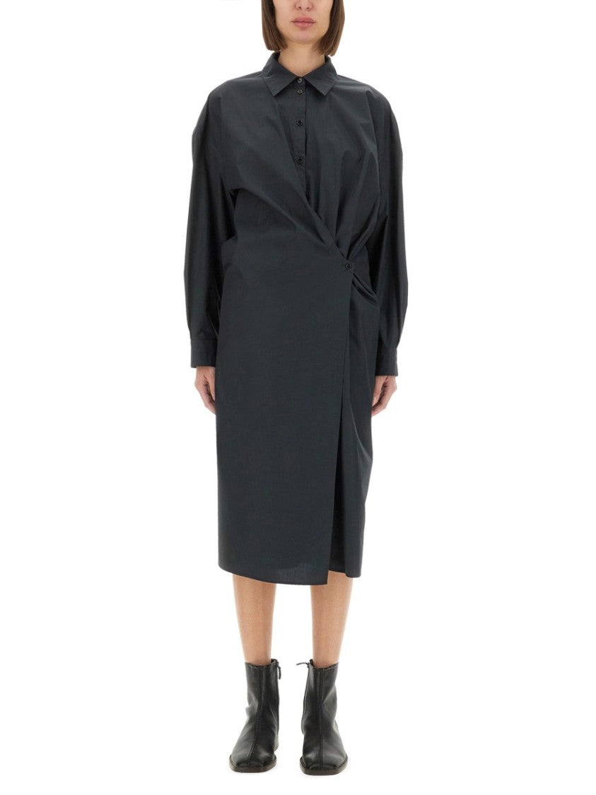 Lemaire "Straight Collar Twisted" Dress