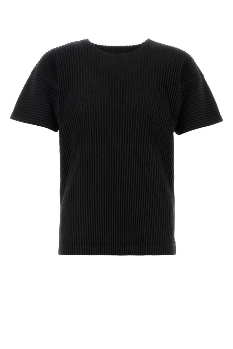 Homme Plissé Issey Miyake Black Polyester T-Shirt