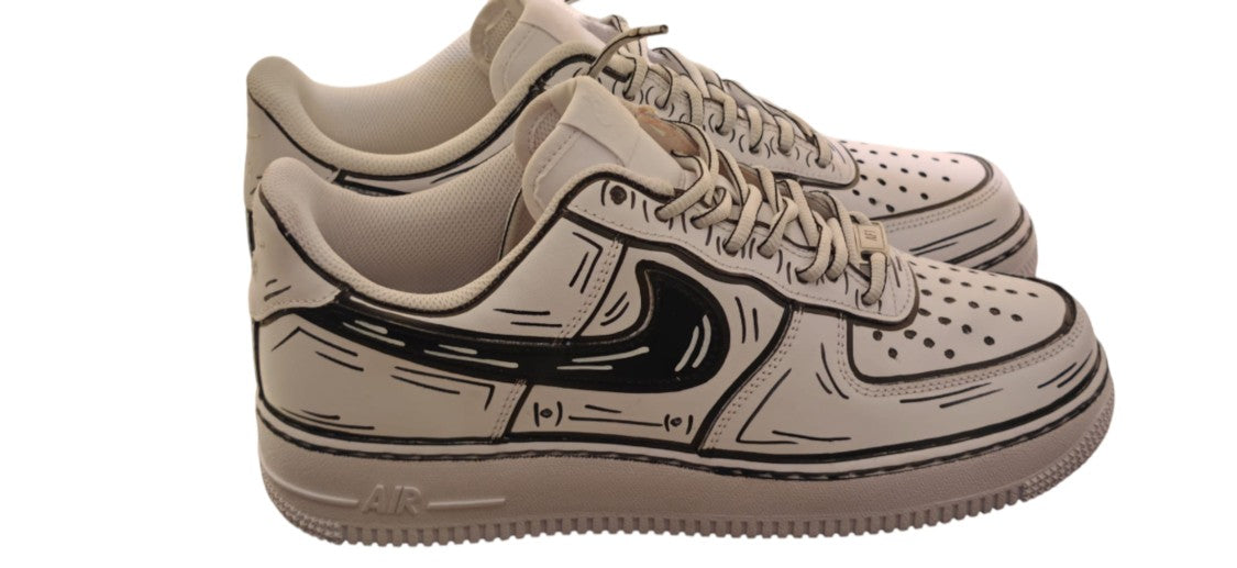 Nike Cartoon-Inspired Sneakers With Bold Outlines