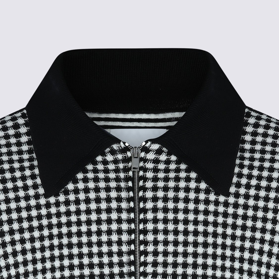 Jil Sander White And Black Cotton Shirt