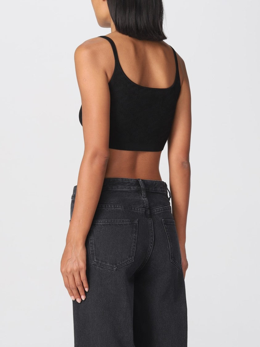 Versace Medusa Motif Knitted Top