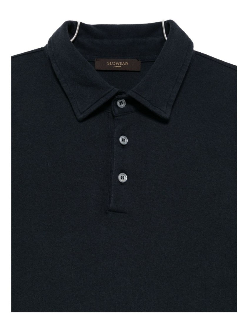 Zanone Polo Sweater With Classic Collar