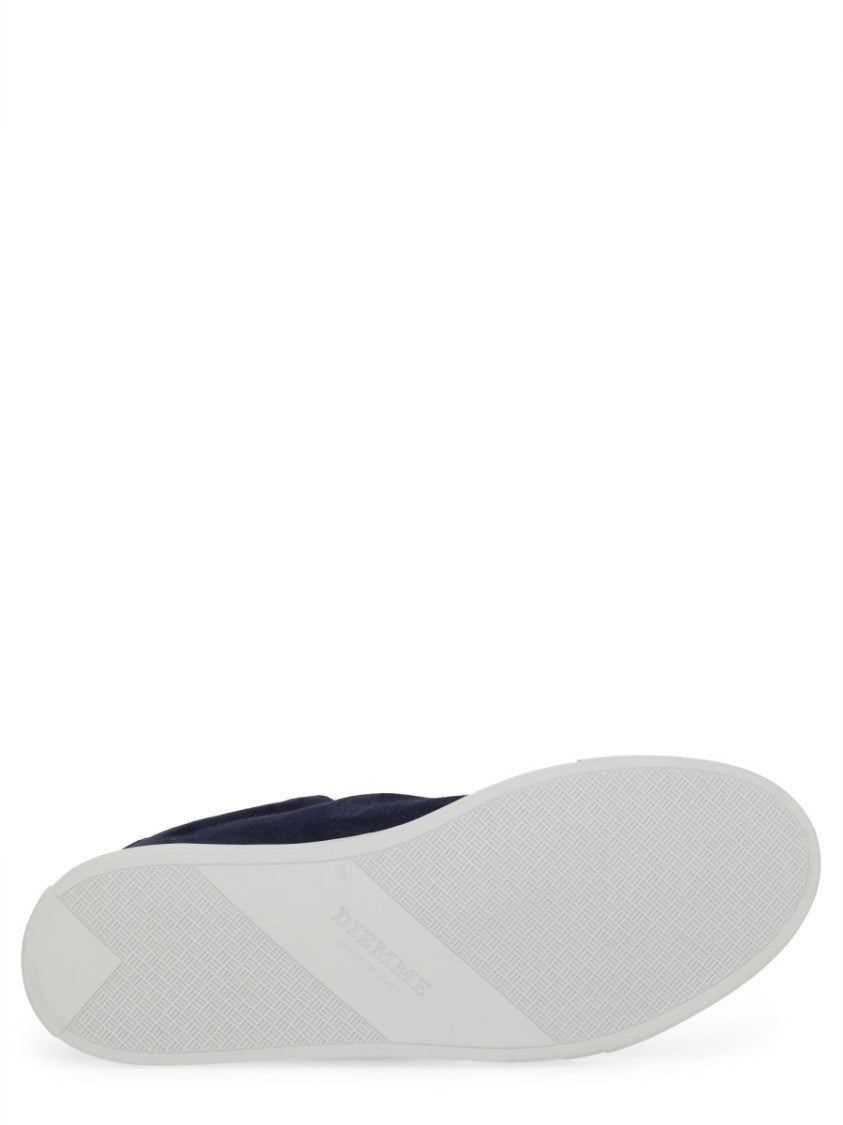 Diemme Navy Marostica Suede Metal Eyelets Sneakers