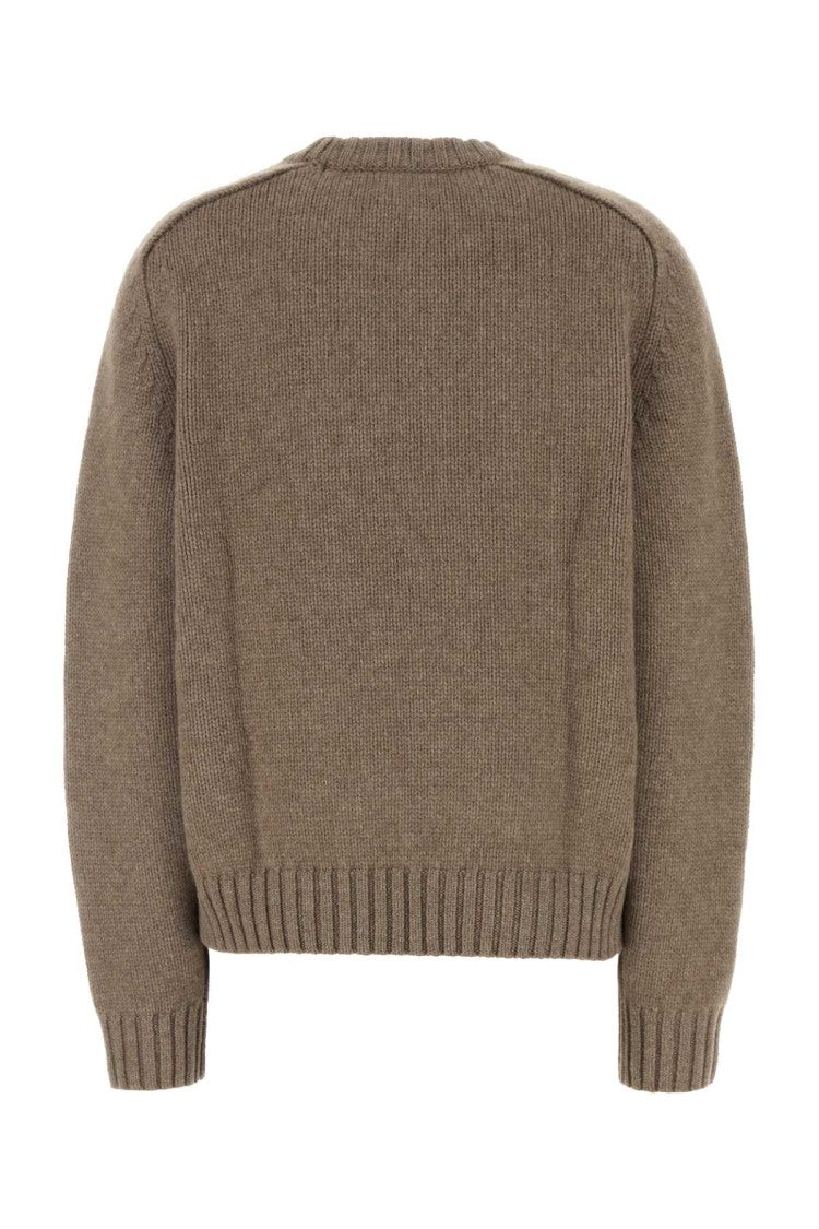 Khaite Mud Cashmere Mae Sweater