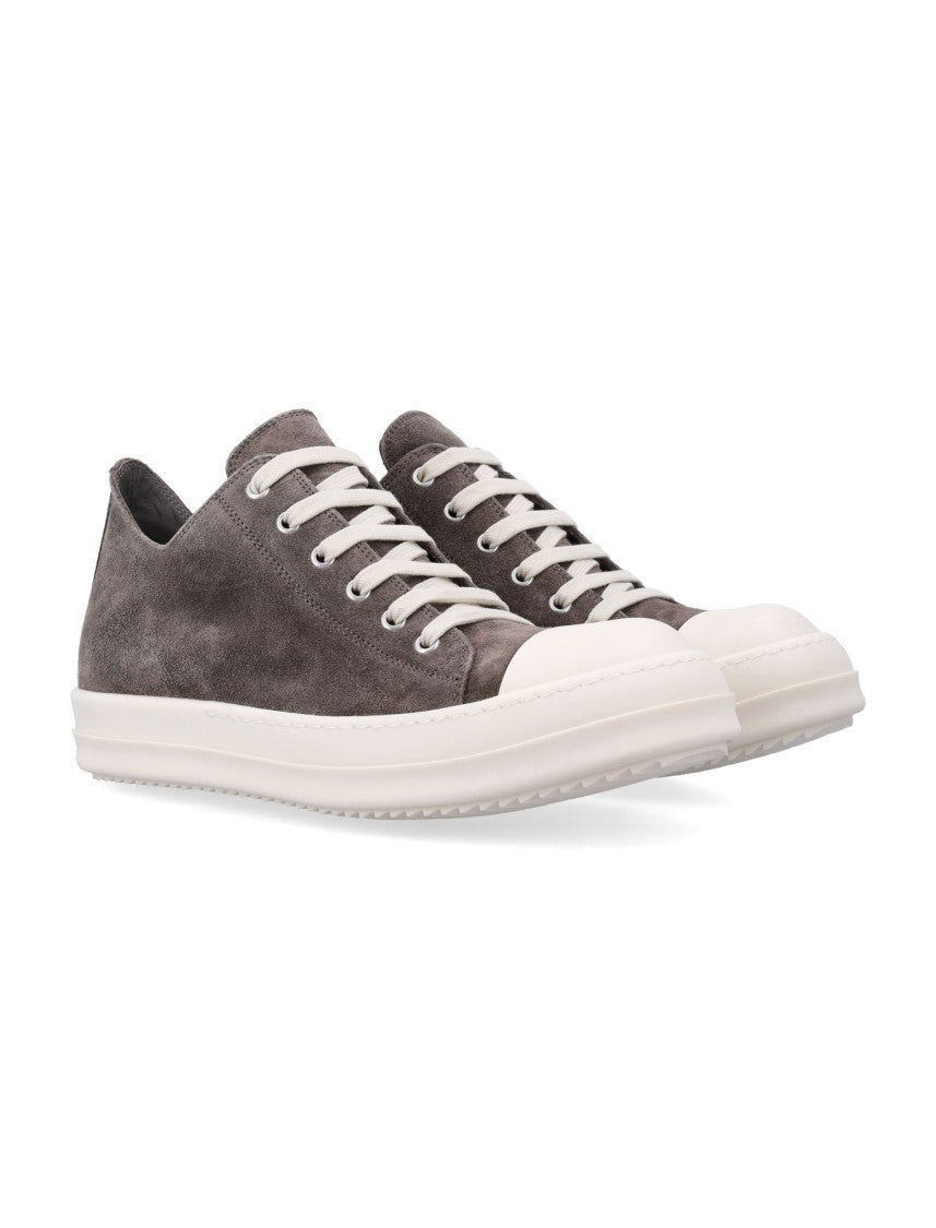 Rick Owens Suede Temple Low Sneaks