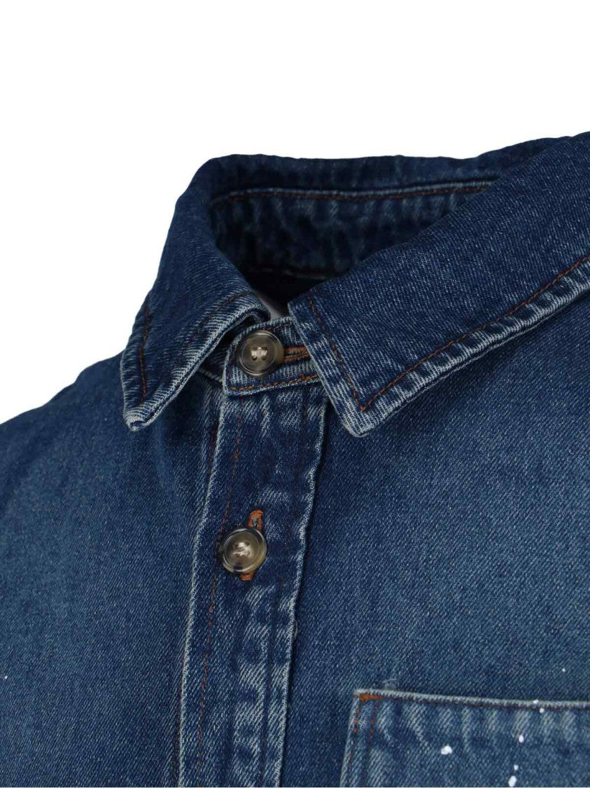 A.P.C. Basil' Denim Shirt – Blue