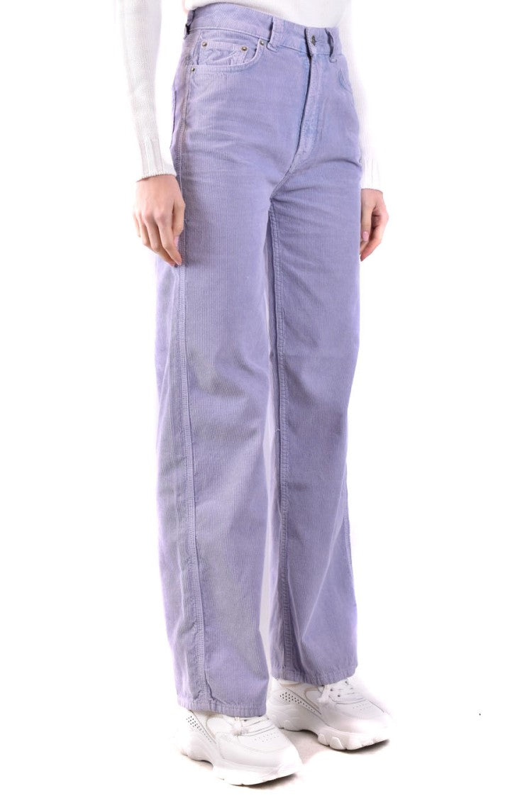 Haikure Wide-Leg Lilac High Waist Jeans