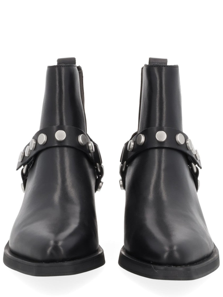 Ash Logan Pointed Toe Studded Boots